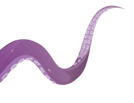 A marvelous tentacle outstretching from outside the left boundary of your laptop